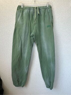 General Admission Garment Dyed Sweatpants Vintage Wash Heavyweight Size Large
